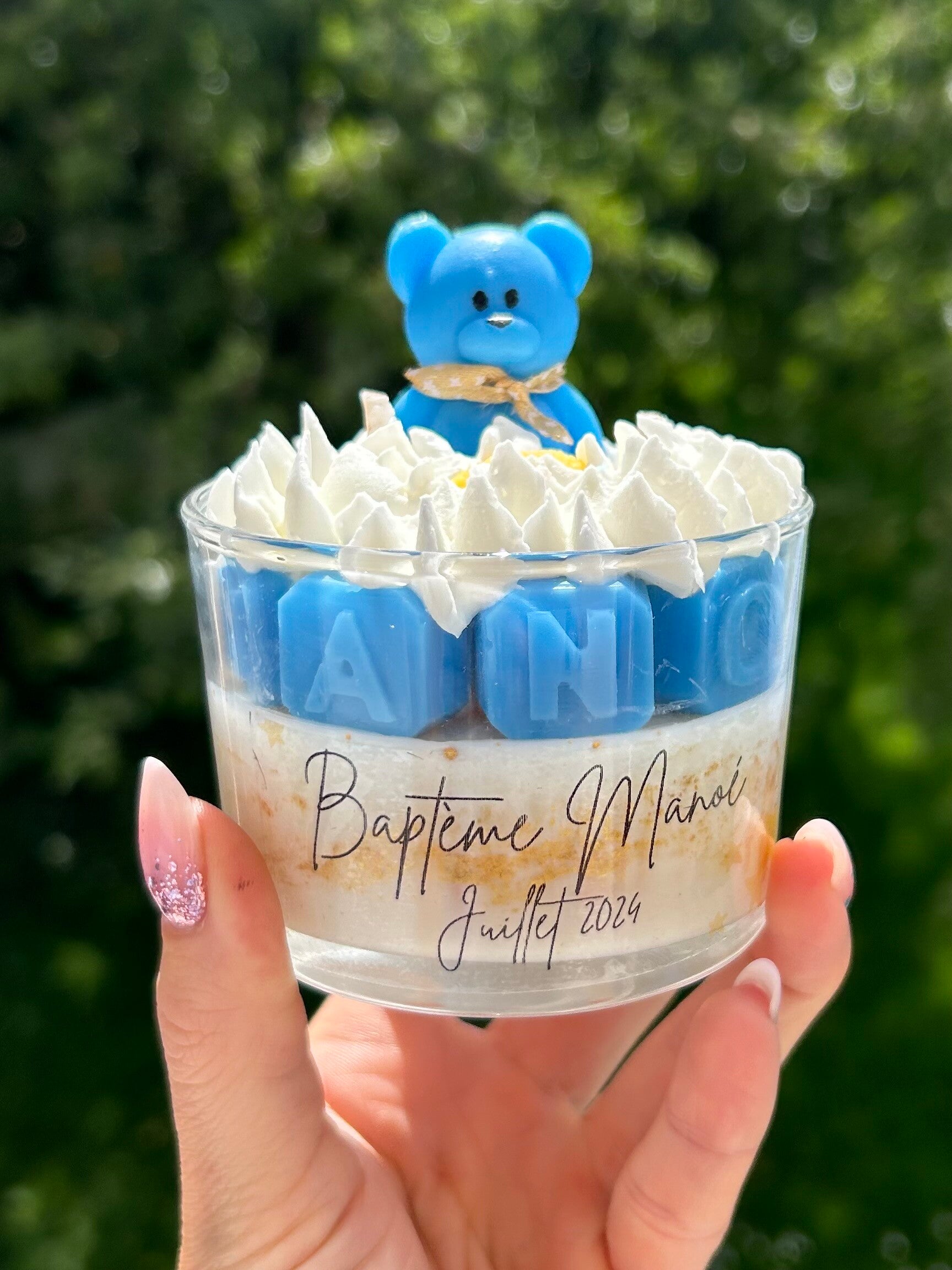 Bougie gourmande - Prénom