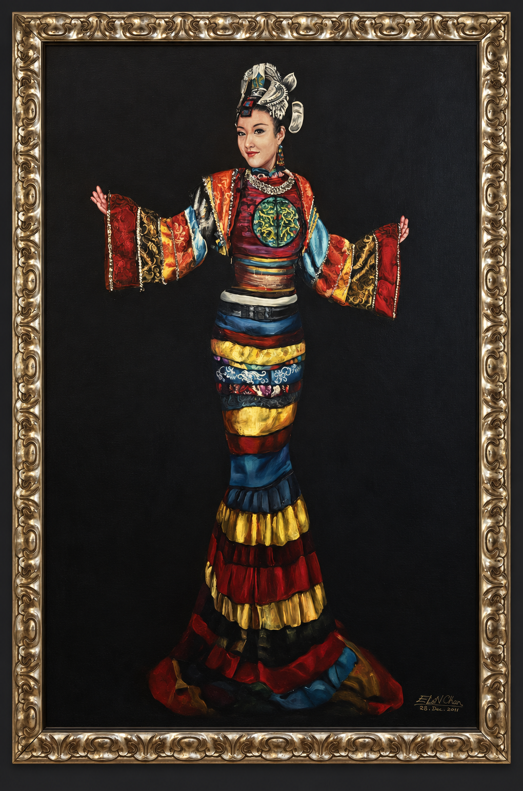 AUTOPORTRAIT À LA ROBE MIAO