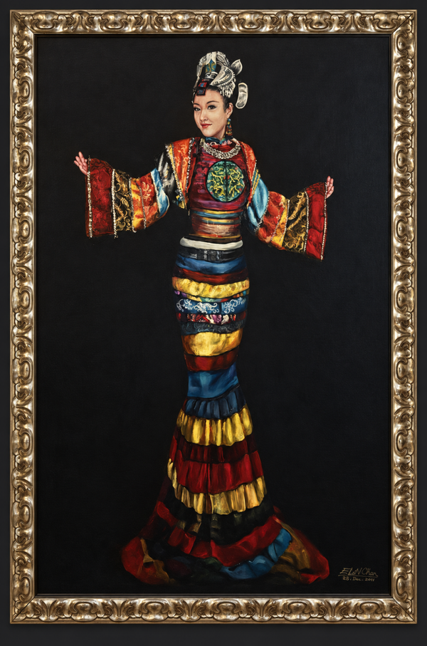 AUTOPORTRAIT À LA ROBE MIAO