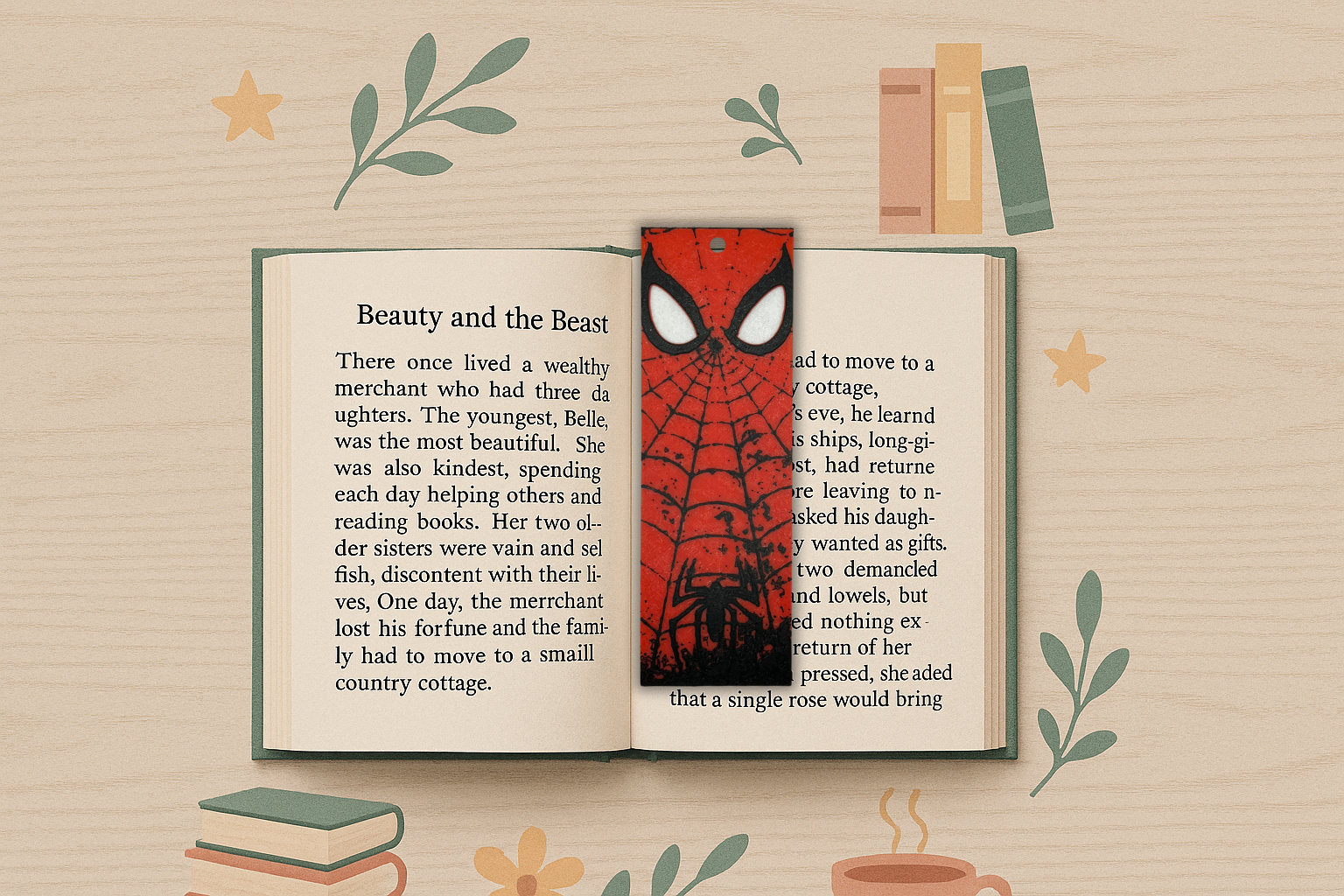 Superhelden Boekenlegger