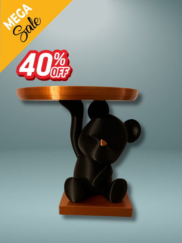 Bear Tray Zwart-Koper