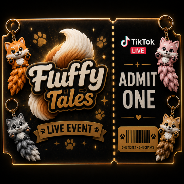 Fluffy Tails sleutelhanger