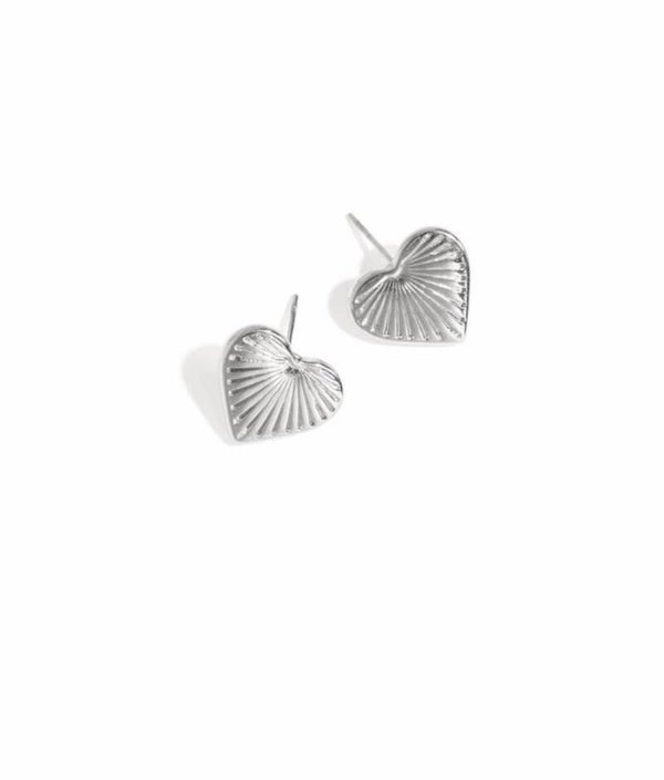 Zilver kleine hartje ring
