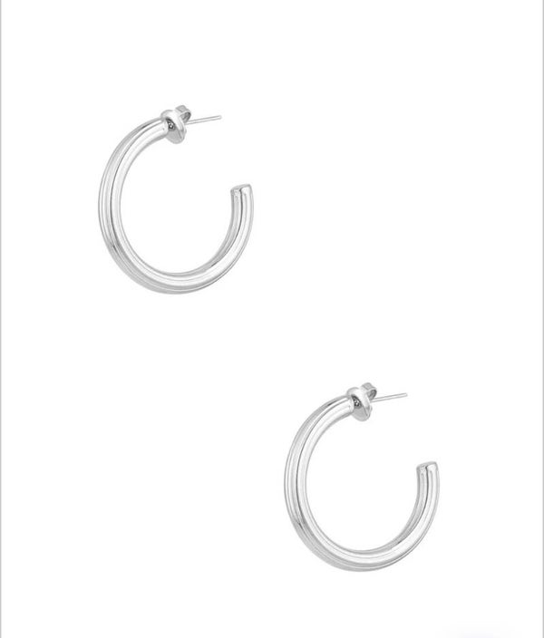 Zilver middel ringen