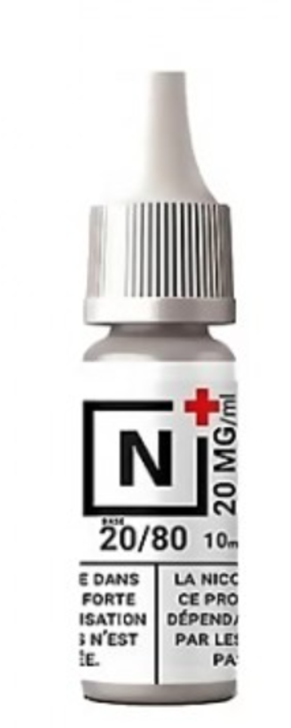 BOOSTER DE NICOTINE 20MG 20/80 - N+ 10ML