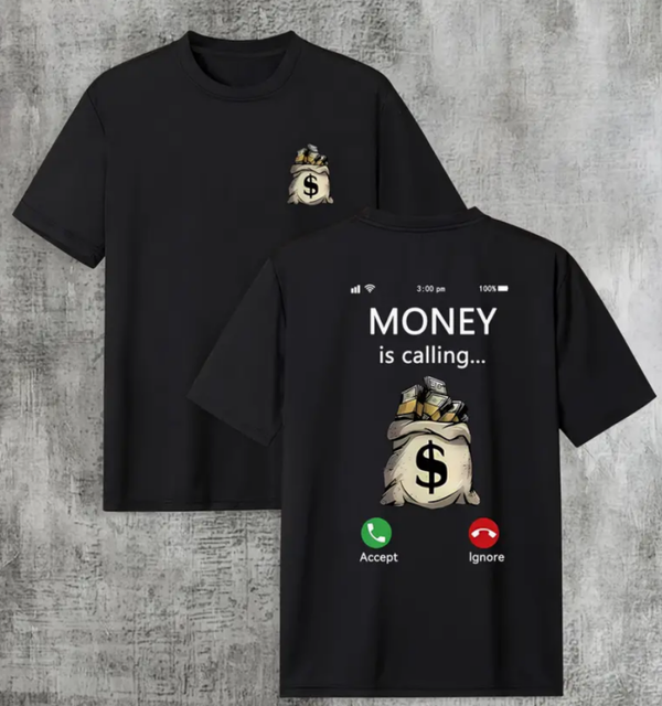 'Geld roept' Creatieve Print