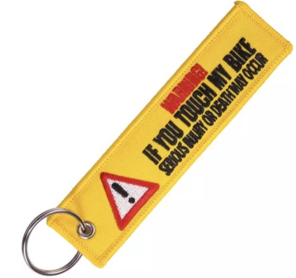 sleutelhanger 13 x 3 cm