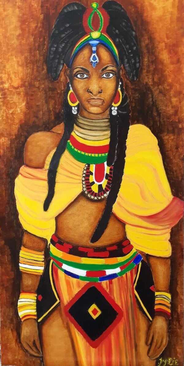 Jeune Guerrière Africaine