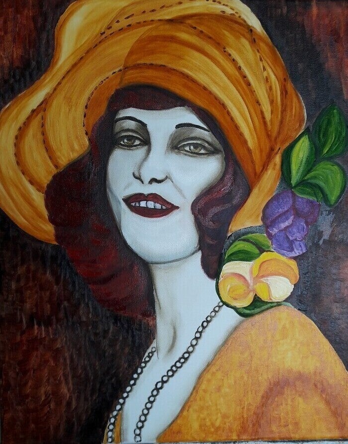 JEUNE FEMME (1930 ) L HEUREUSE