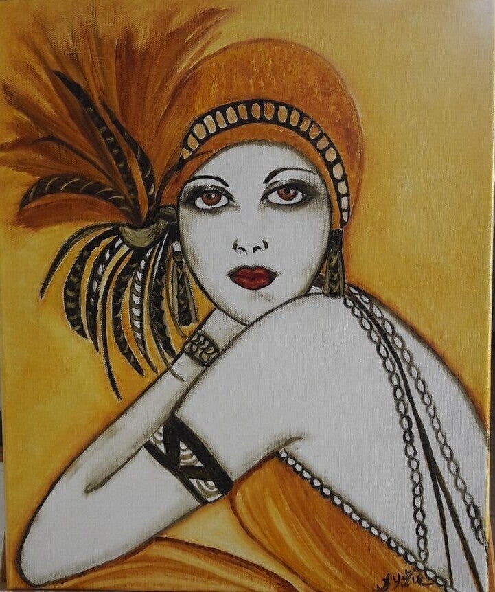 "MADEMOISELLE" femme année folles