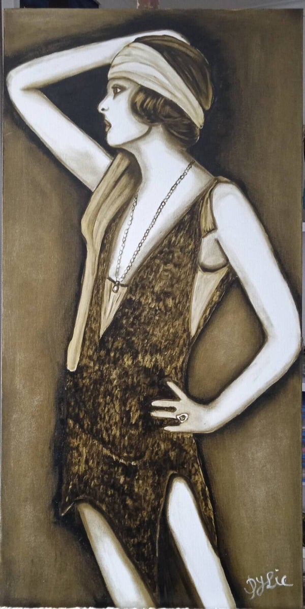 MUSIC-HALL (femme année 1930)