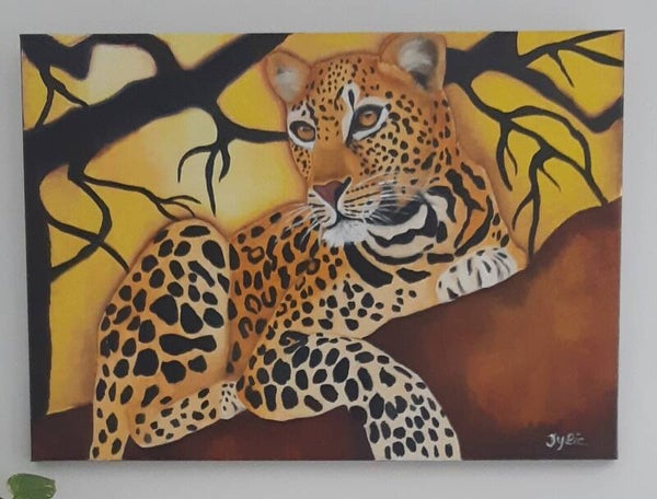 Léopard dans l'arbre
