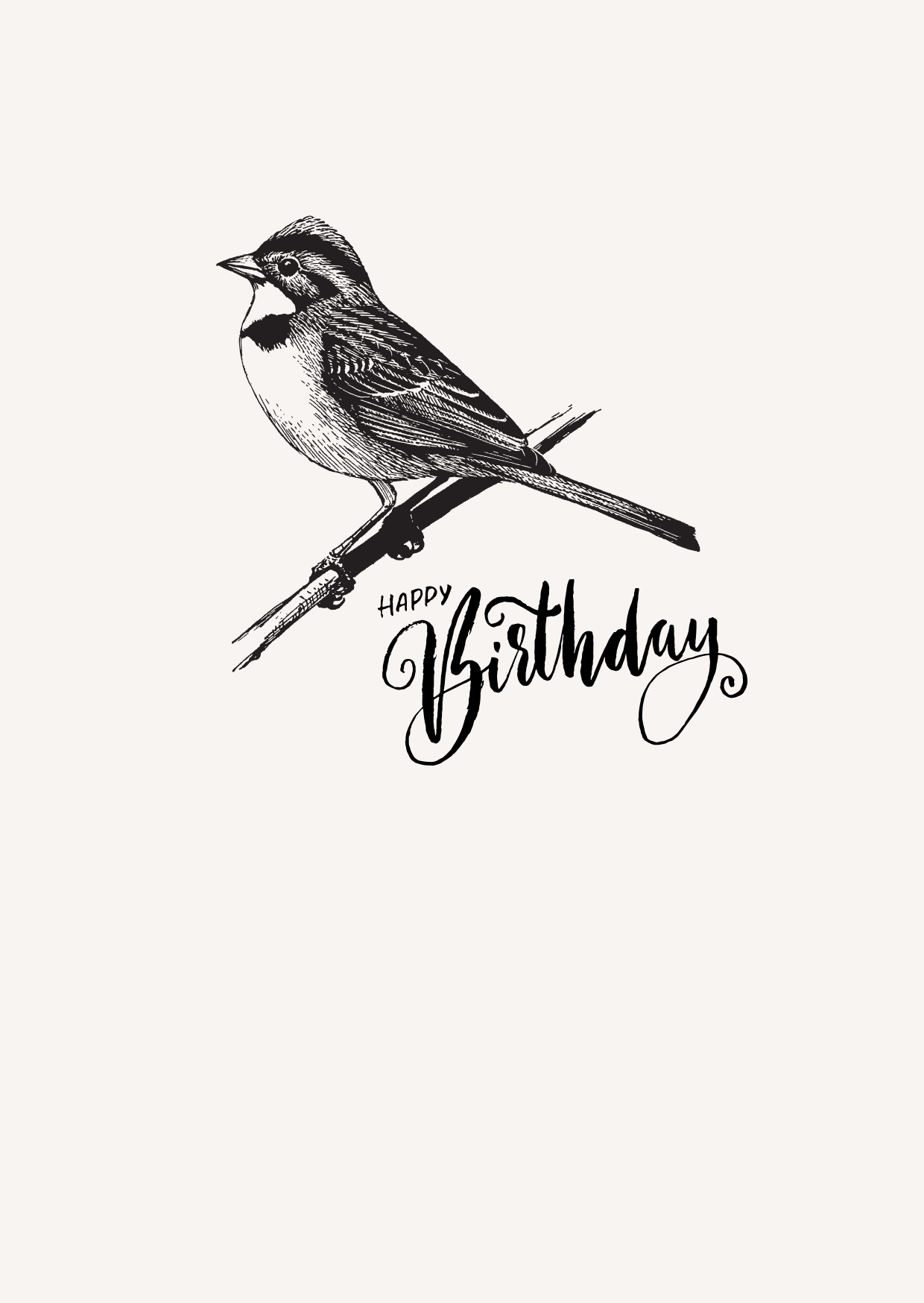 Happy Birthday (vogeltje)