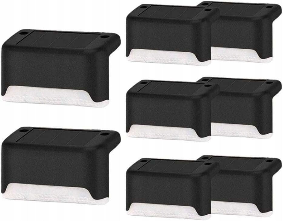 Lampki solarne na schody balkonowe ogrodowe ogrodzenie wodoodporne 8 sztuk