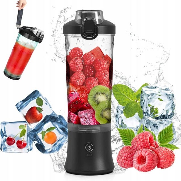 BLENDER DO SOKÓW I KOKTAJLI BEZPRZEWODOWY MAŁY BLENDER DO KUCHENNY ZIELONY