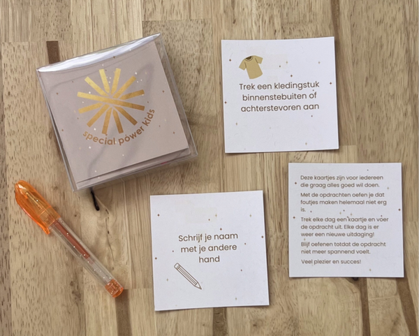 Durf kaarten spel – om perfectionisme los te laten