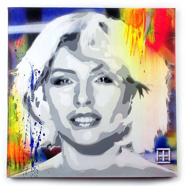 Deborah Harry schilderij stencil art Debbie 1978