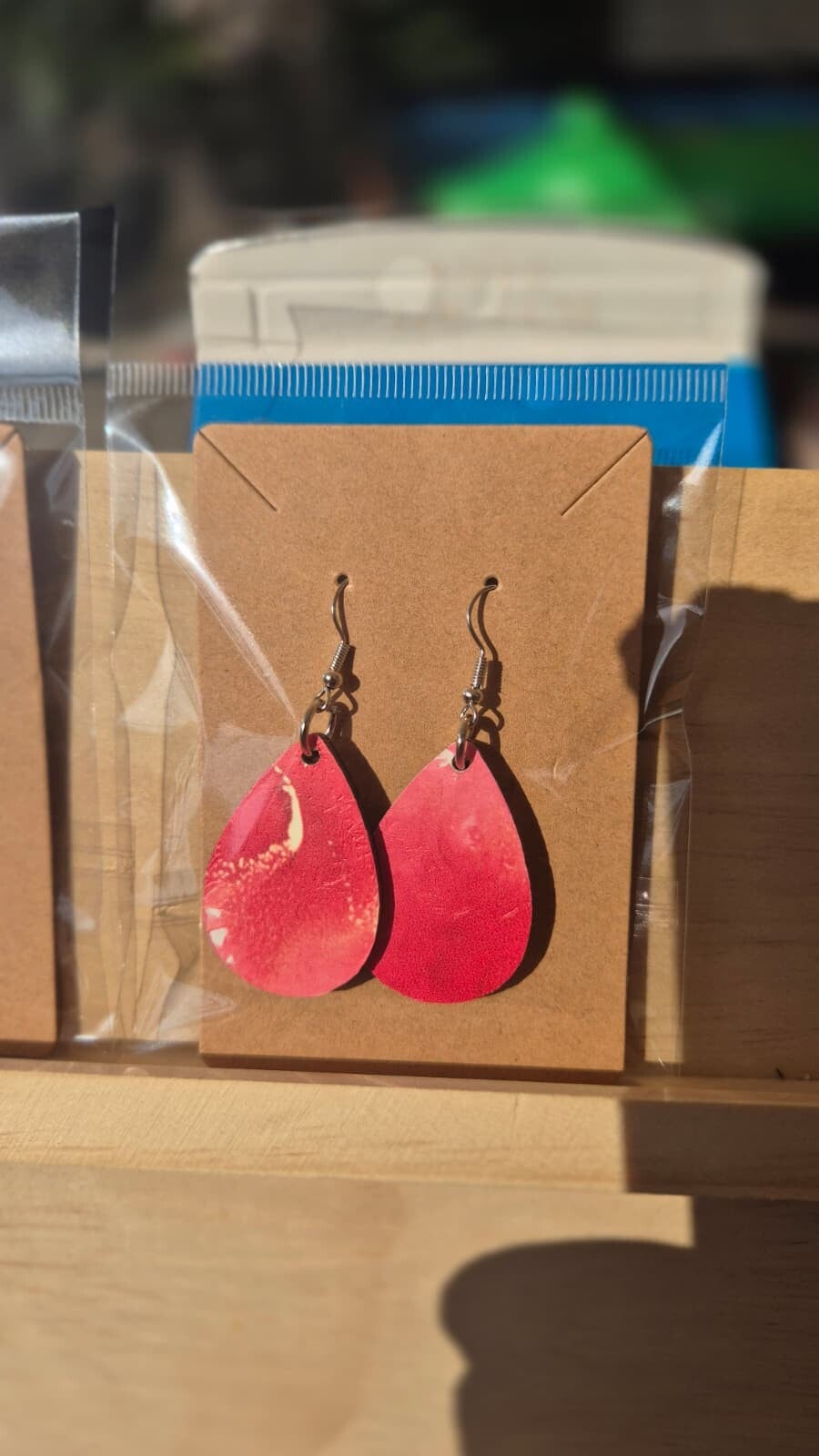 Handbedrukte oorbellen 25