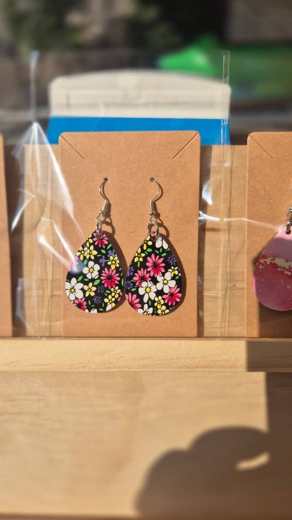 Handbedrukte oorbellen 30