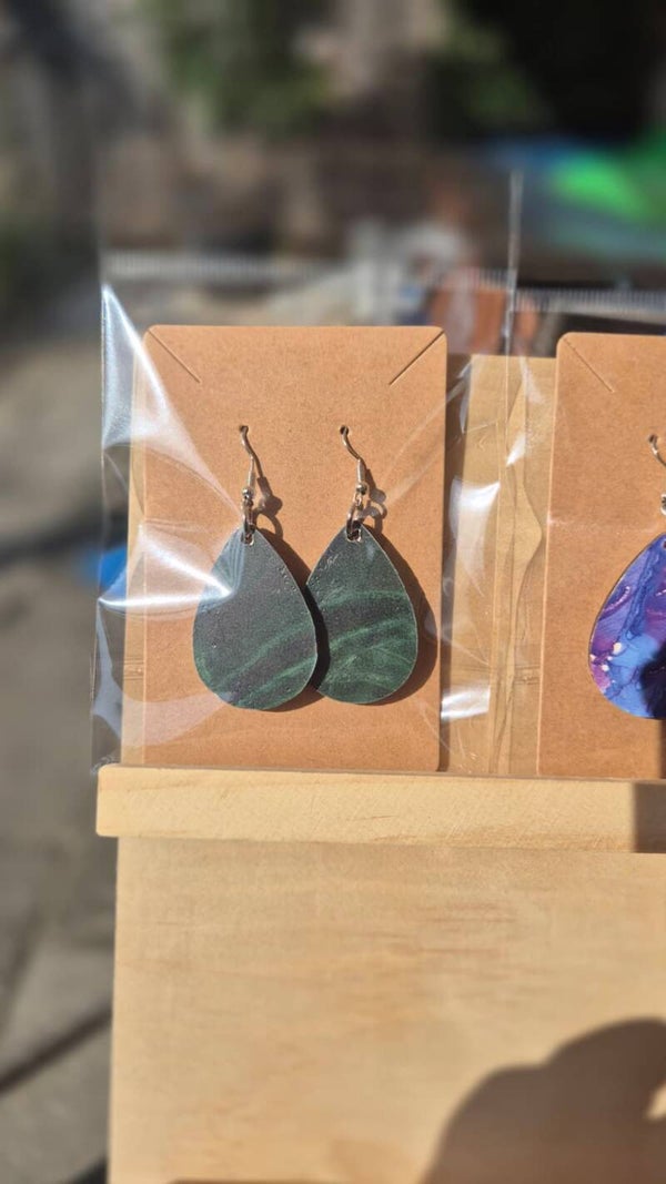 Handbedrukte oorbellen 41