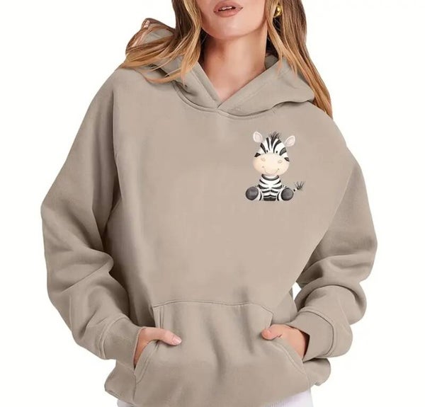 Trui met dier op borst