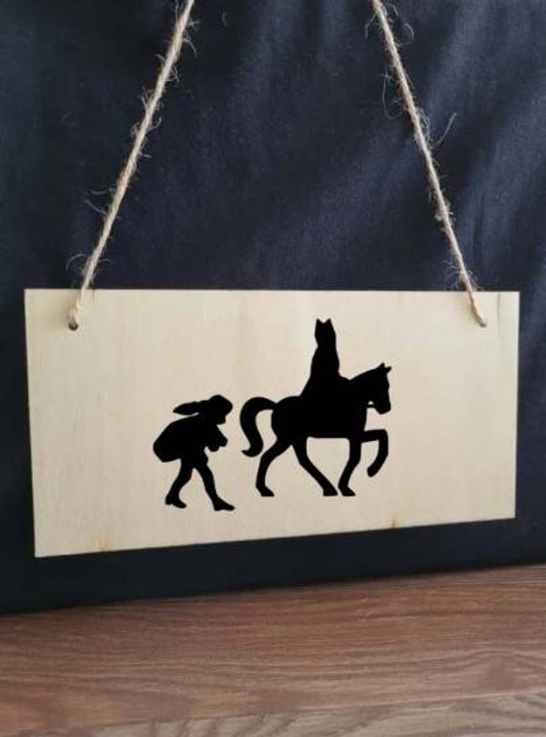 Sint en piet hangbordje