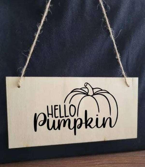 Hello pumpkin hangbordje