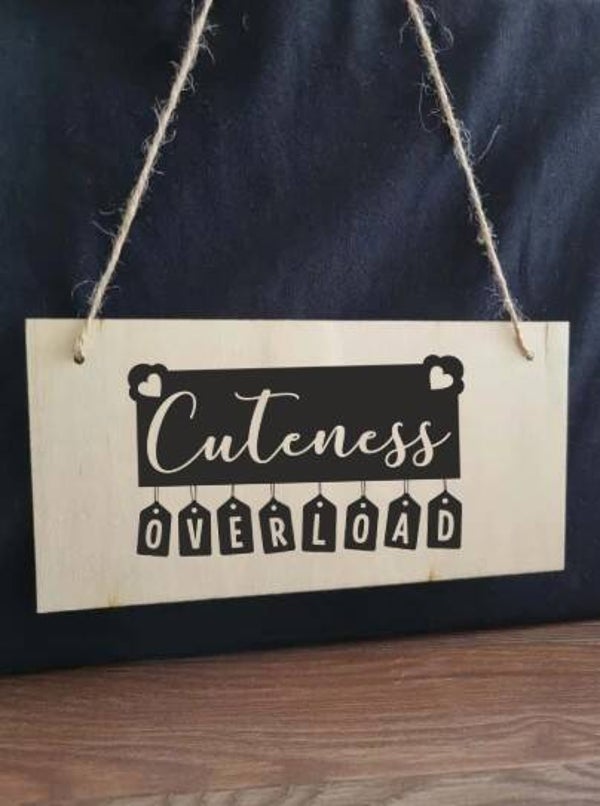 Cuteness overload hangbordje