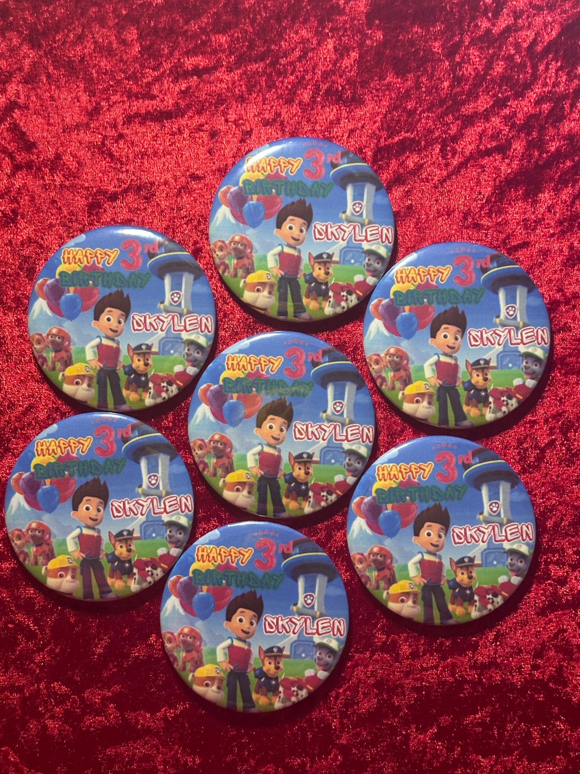 3in Custom Buttons