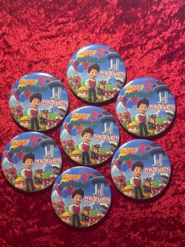 3in Custom Buttons