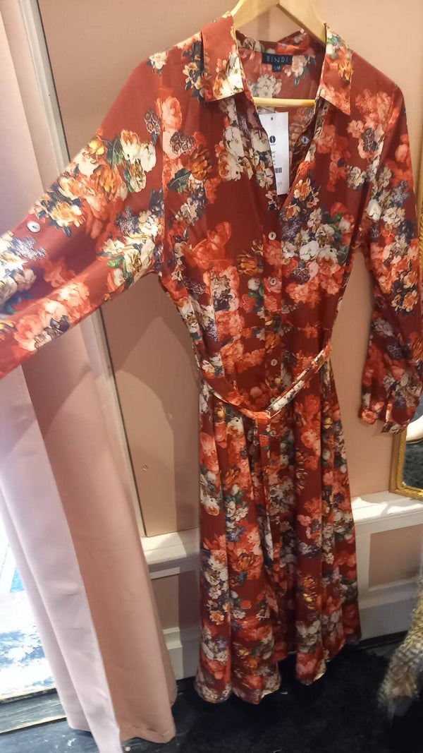 Dress Bindi Roses red