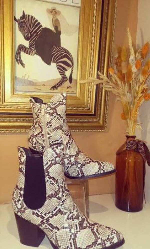The snake boots
