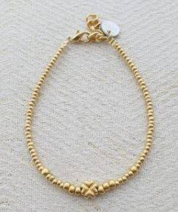 Mooii Jewels armbandje gold klaver