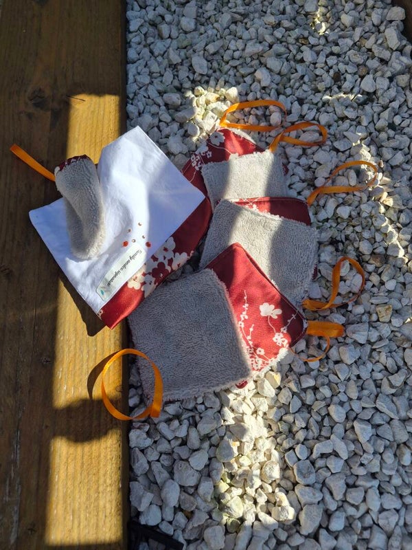 Lot lingettes démaquillantes deco mono face