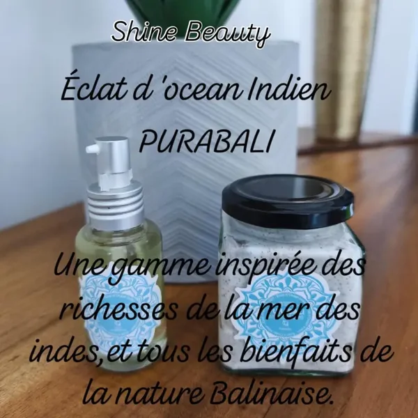 Purabali gommage et huile passion gourmande..