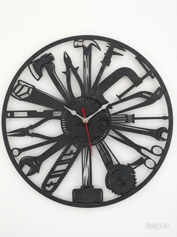 Tool Wall Clock — The Ultimate Gift for Handy People