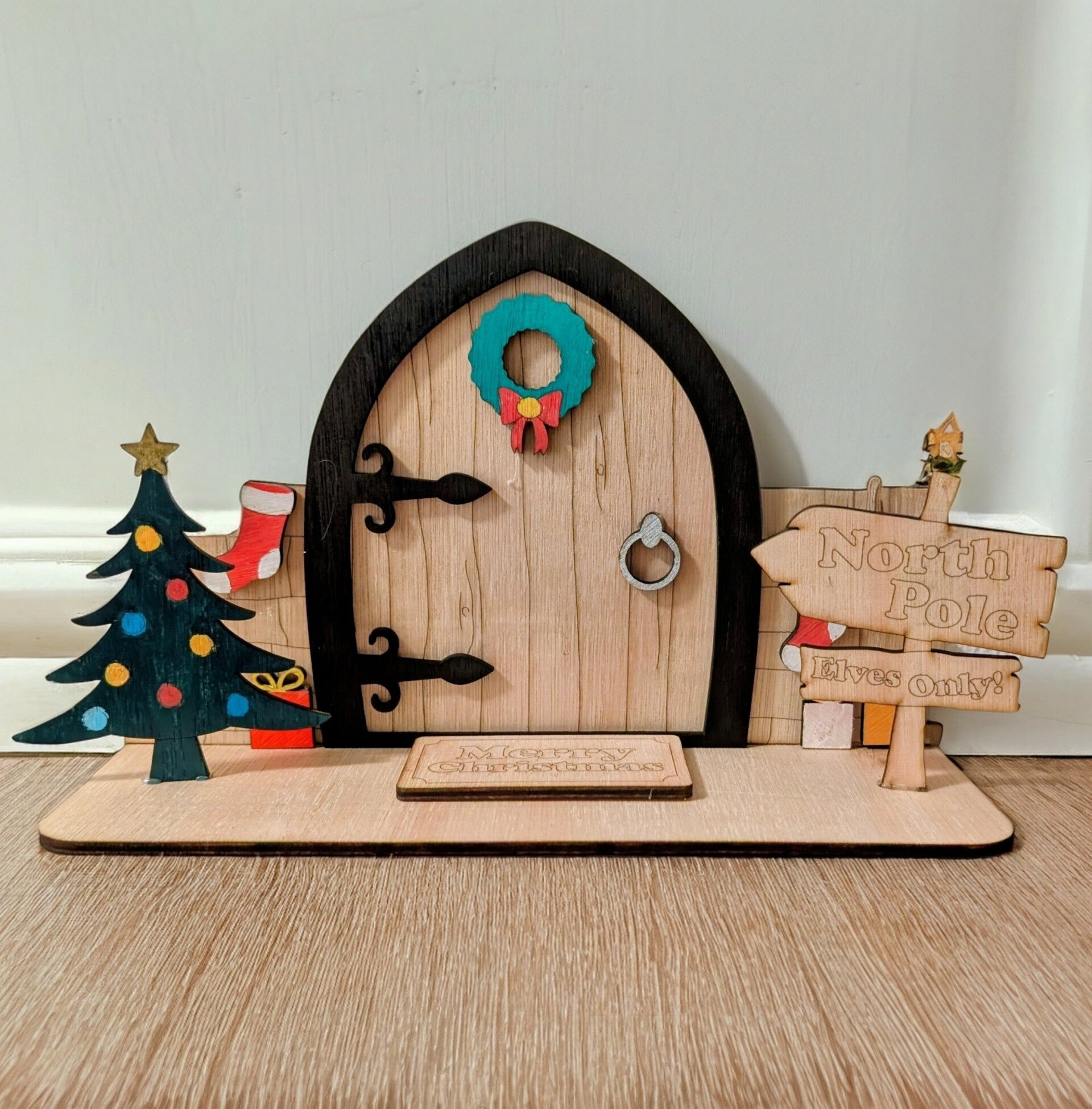 Magical North Pole Elf Door