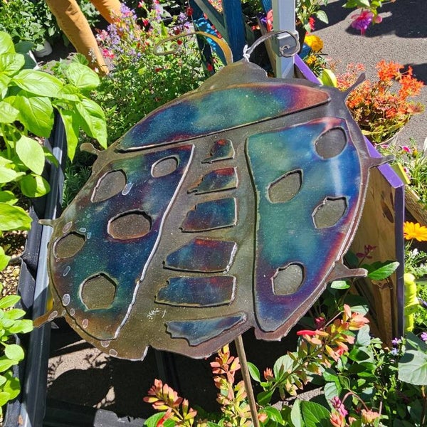 Lady Bug Garden Stakes