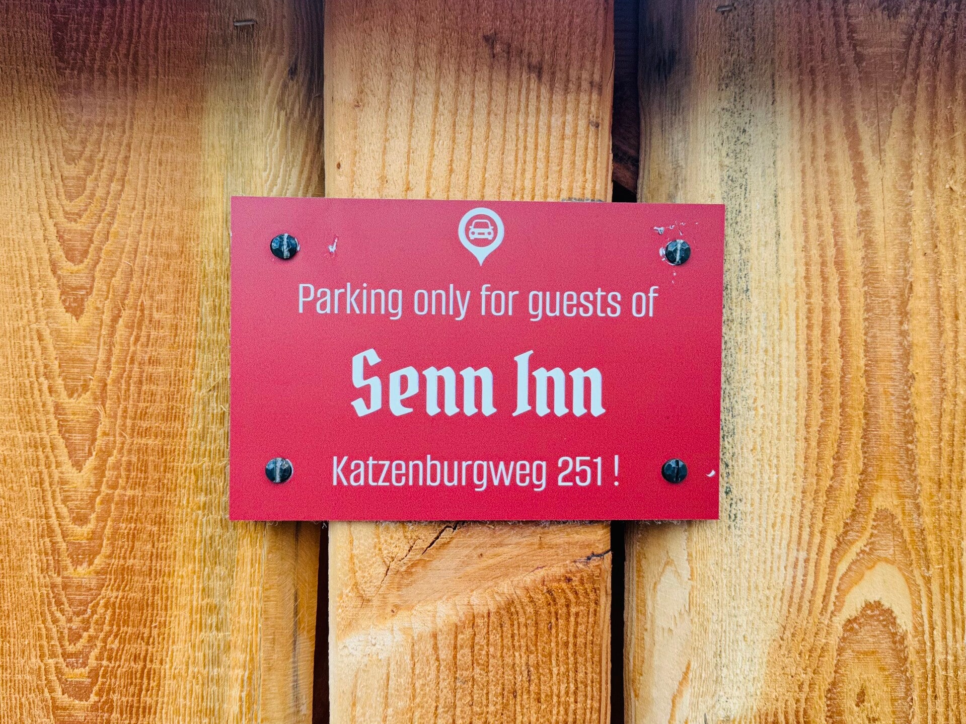 Urlaub in Schladming/ Parkplatz Ferienhaus