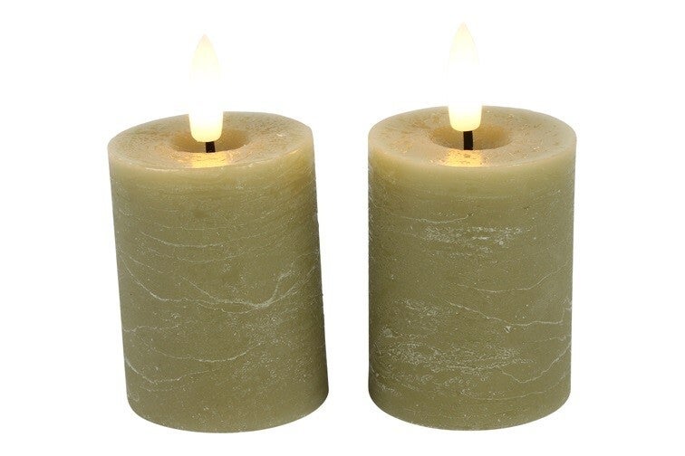 Kaars LED beige Ø5CM