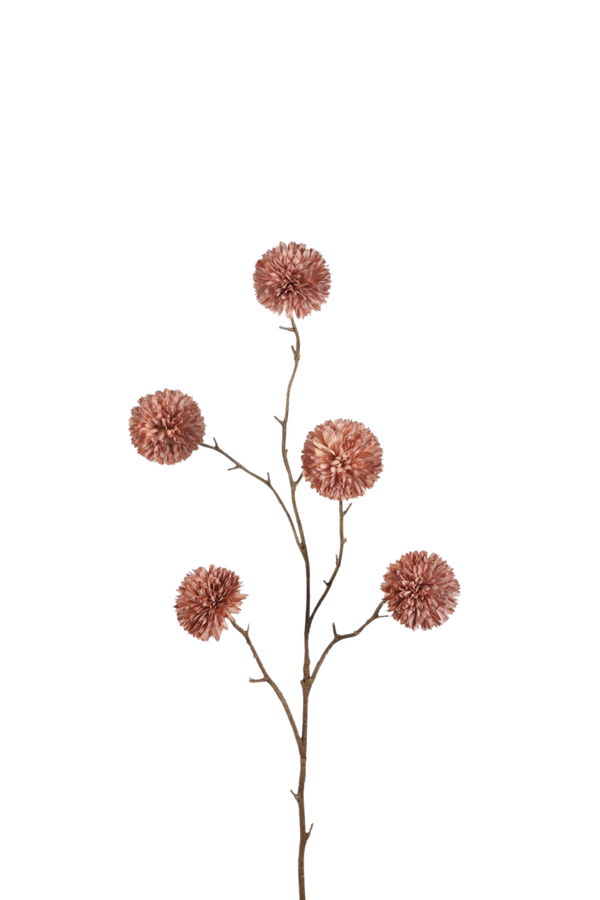 Siertak Pompon Chrysant Roze 100 cm