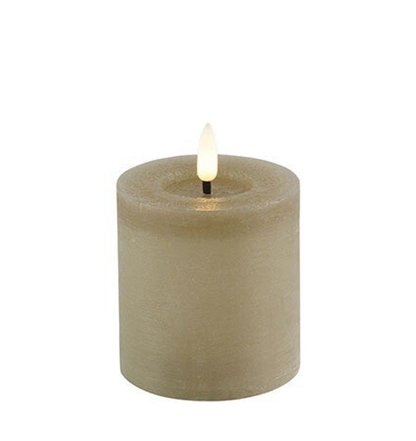 Kaars LED beige Ø7,5CM