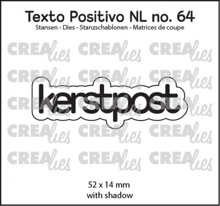 Snijmal Texto Positivo nr. 64 - Kerstpost