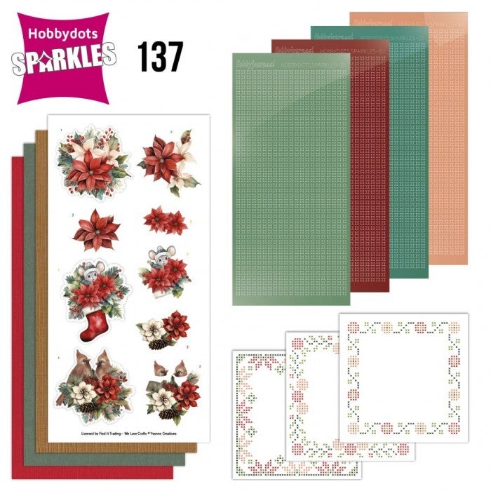 Sparkles nr. 137 - Yvonne Creations - Floral Christmas
