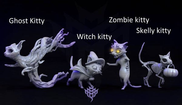 Cat Trick or Treaters - Adorable Nightmares