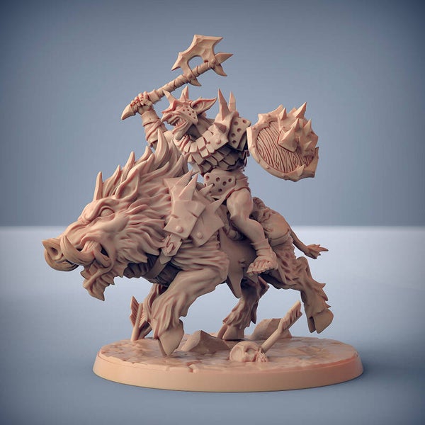 Razorbeast Rider B - Blackrazor Hobgoblins