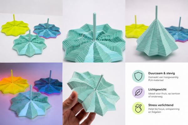 Geometrische Fidget | 3D-geprint