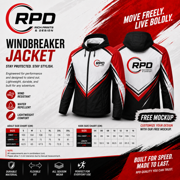 Wind Breaker Jacket Min Order 5