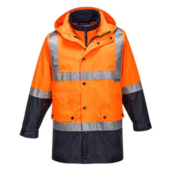 MJ881 - Eyre Hi-Vis 4-in-1 Contrast Jacket
