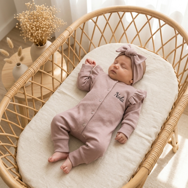 Boxpakje | BabyRib Zacht Roze + Naam